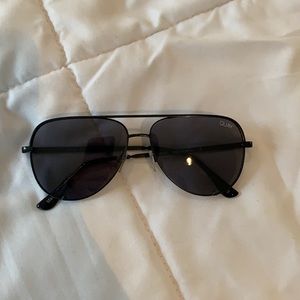 POLARIZED QUAY AVIATORS- black